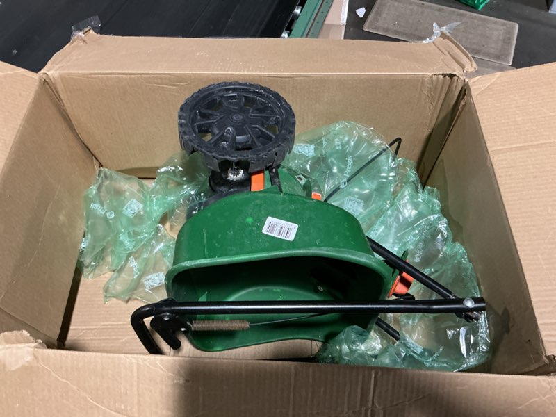 Condition photo showing As Is for scotts turf builder edgeguard mini broadcast spreader