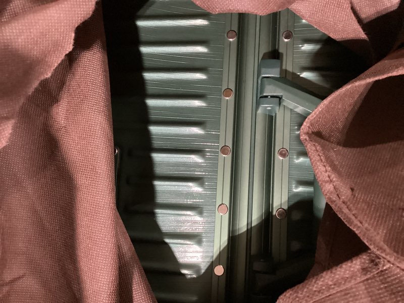 hotway 28 inch checked in luggage with aluminum frame, pc hard shell suitcase with spinner wheels an