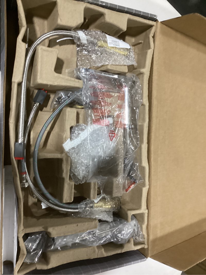 Condition photo showing Good Condition for hansgrohe Rebris S Widespread Bathroom Faucet with Pop-Up Drain, 1.2 GPM in Chrome, 72530001 Chrome 1.2 GPM