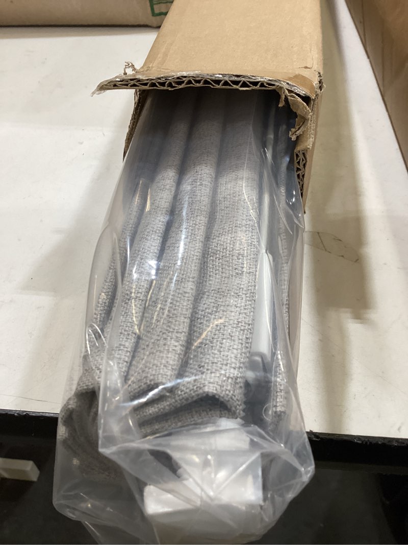 Condition photo showing Good Condition for lazblinds no tools no drill cordless roman shades for windows, blackout thermal insulated uv blocking window blinds, room darkening fabric blinds for indoor windows, 32'' w x 48'' h, grey blackout - grey 32" w x 48" h