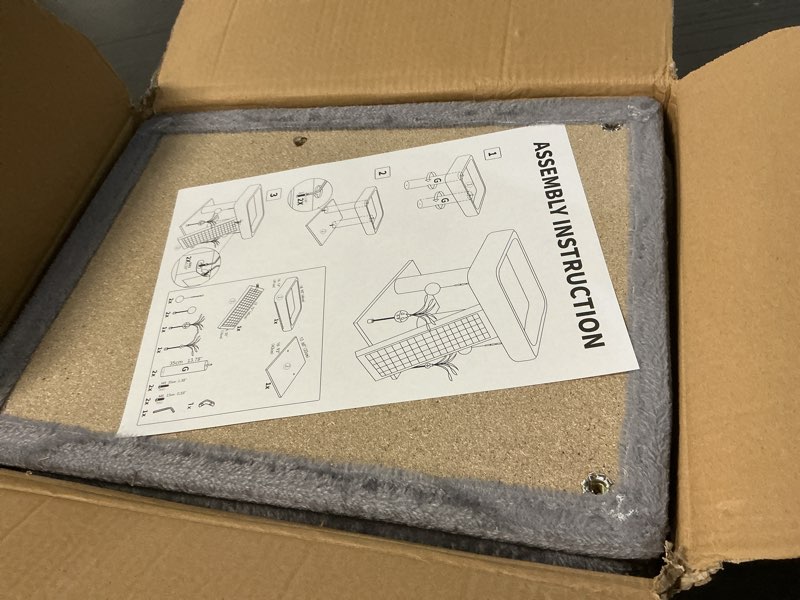 Condition photo showing Good Condition for TWDEPART Cat Tree Tower with Cat Scratching Post for Indoor Cats, Activity Centre Climbing Tree with Scratching Board and Playful Toy Balls, Grey