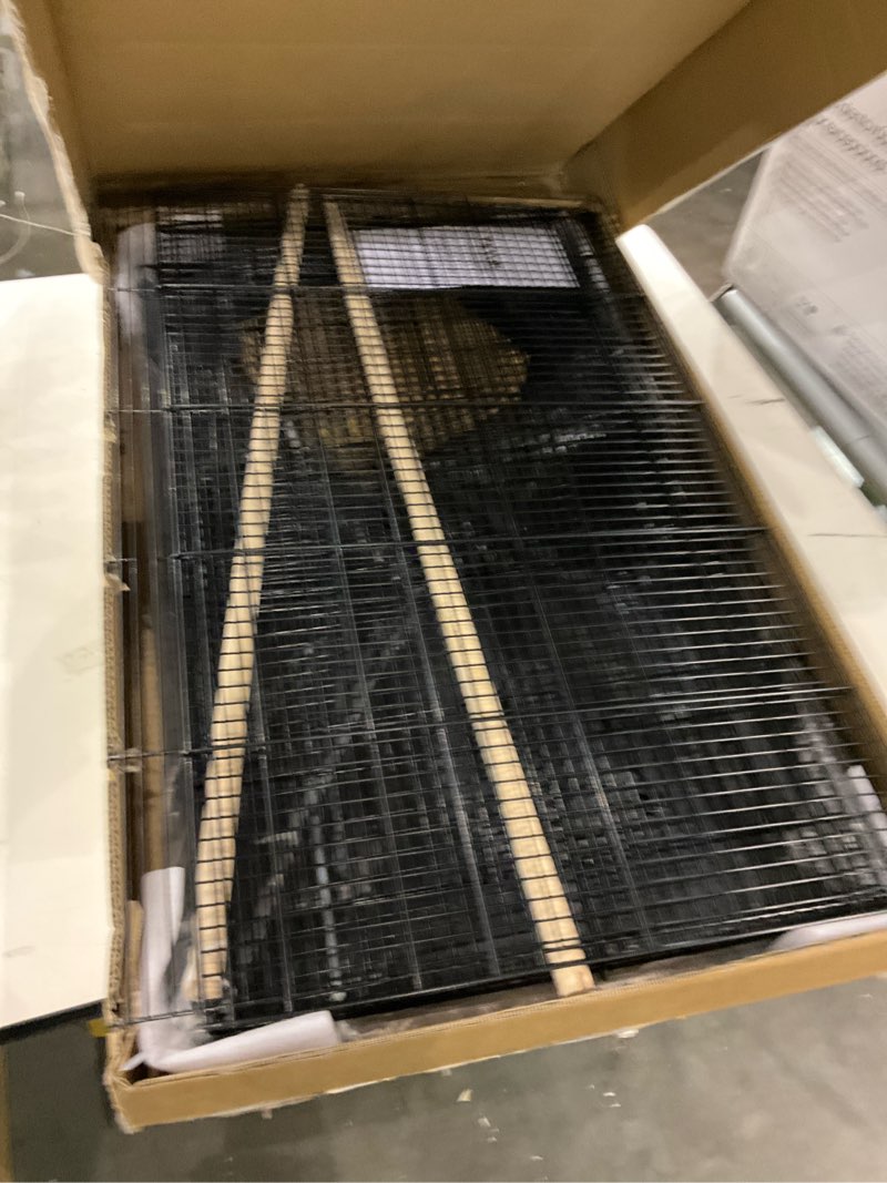 VEVOR 30 Inch Flight Bird Cage, Stackable Bird Cage Parakeet Cage with Slide-Out Tray and Handle, Sm