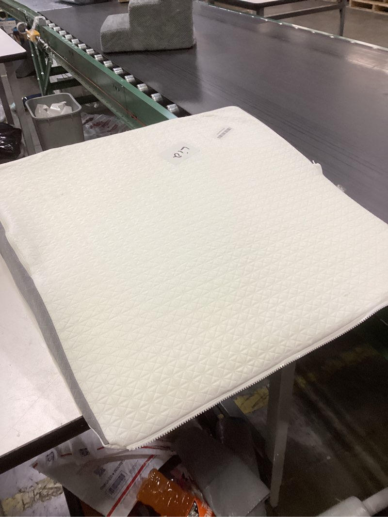 Condition photo showing Good Condition for TANYOO Bed Wedge Pillow for Sleep Apnea 10 Inch Gerd Pillow Patent Dual Layer Triangle Pillow Adjustable Shredded Memory Foam Topper Soft Support Ideal for Acid Reflux, After Surgery, Snoring 24x24x10 Inch