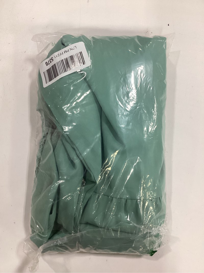 Condition photo showing New/Like New for Dokuritu Women's Beach Crochet Lace Maxi Dress Solid Color Summer Vacation Spaghetti Strap Long Dress 2026 Sproutgreen-pocket Medium