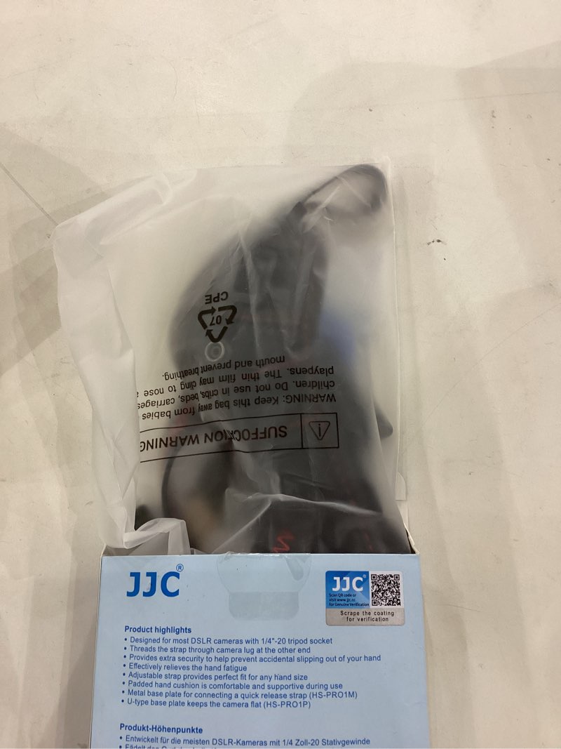 JJC Deluxe Microfiber Camera Hand Strap, Secure Padded Camera Holder Wrist Strap for Canon Nikon Son