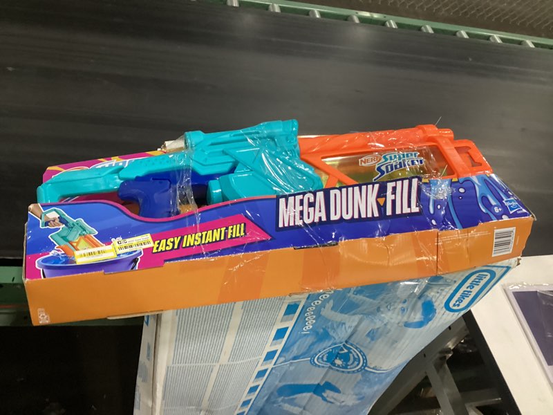 Condition photo showing As Is for hasbro mega dunk-fill water blaster