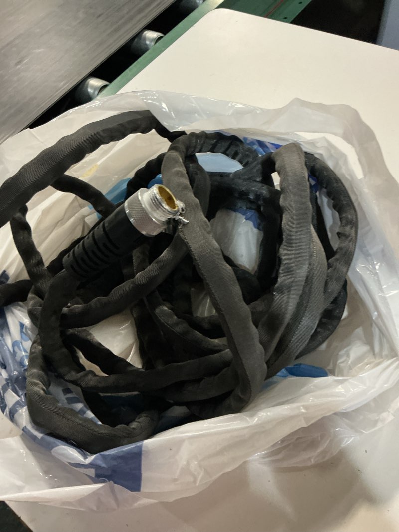 Condition photo showing Good Condition for non-expanding garden hose, ultra lightweight, abrasion resistant, flexible, durable, kink-free garden hose, rv, marine and camper hose, 50-feet