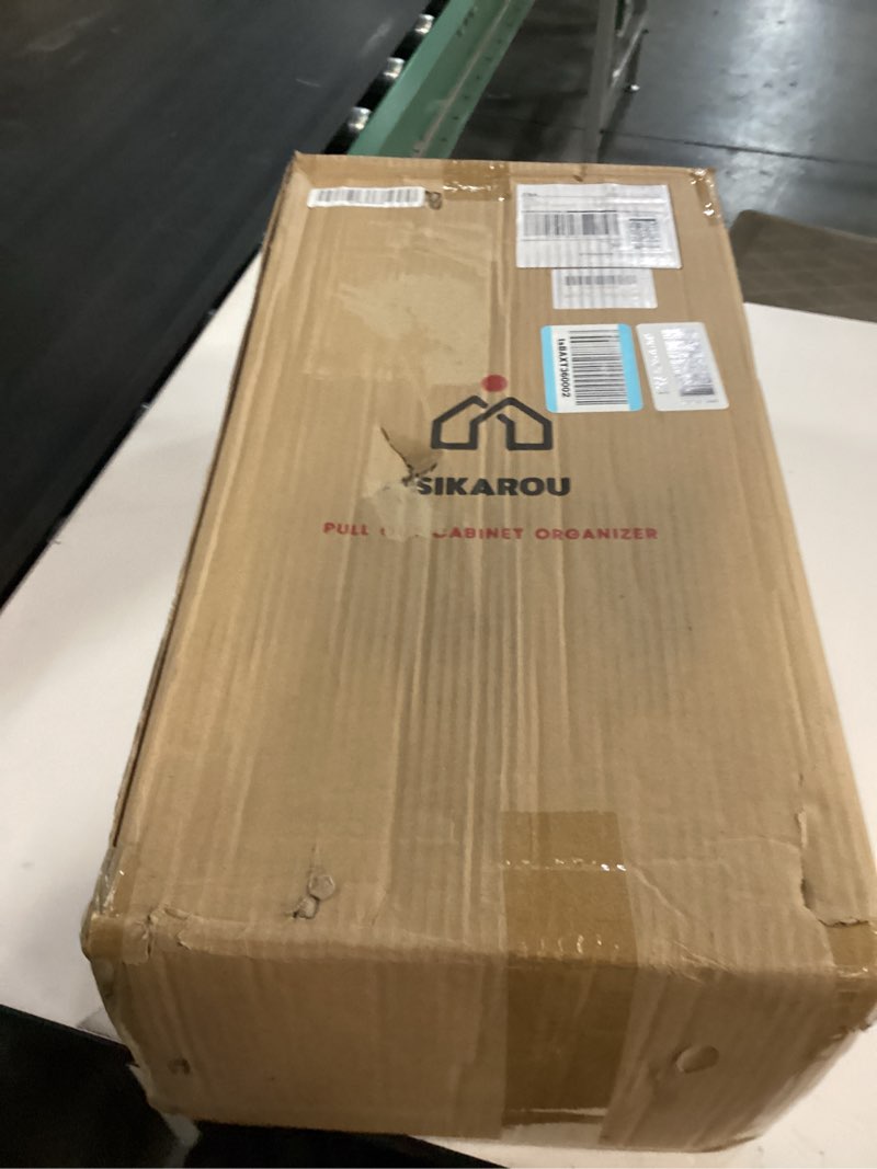 Condition photo showing New/Like New for 4-Tier 8" W x 21" D Narrow Pull Out Cabinet Organizer, Roll out Spice Rack Holder Shelve, Slide Out Slim Storage Wire Baskets for Storage Organization 4 tier-8-21in