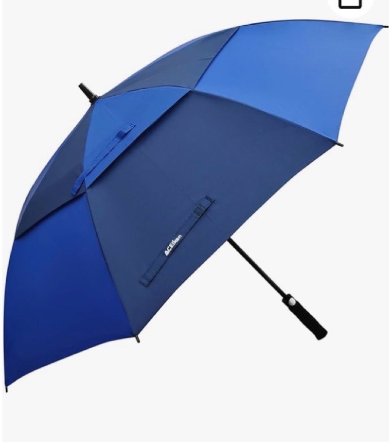 Golf Umbrella Large 58/62/68 Inch Automatic Open Golf Umbrella Extra Large Oversize Double Canopy Vented Umbrella Windproof Waterproof for Men and Women