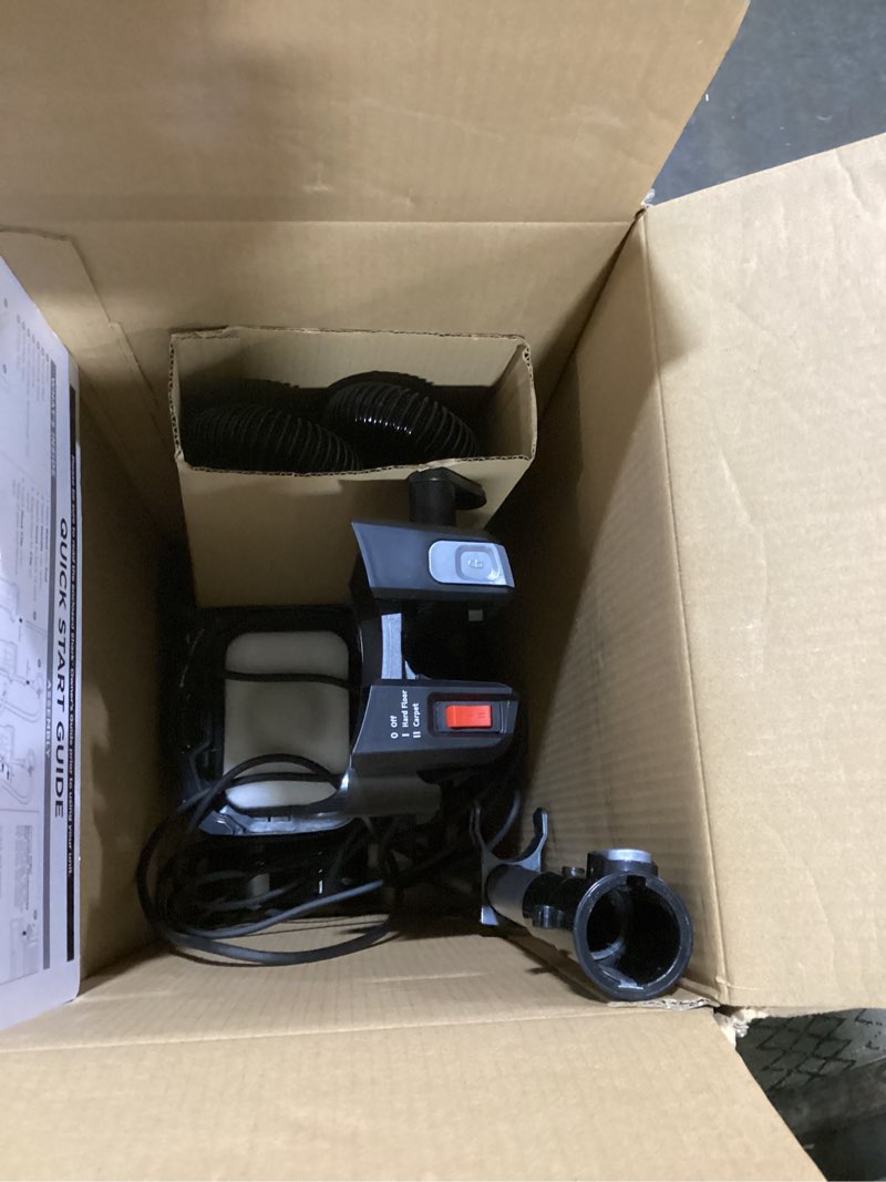 Condition photo showing As Is for shark zu102 rotator pet upright vacuum with powerfins hairpro & odor neutralizer technology, charcoal, 2.9 l dust cup powerfins+odor neutralizer technology