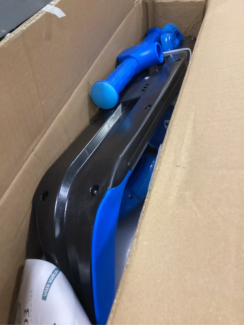 Condition photo showing New/Like New for Gotrax K03 Kick Scooter for Kids, 5" LED RGB Lighted Wheels, 4.6 Lbs Lightweight and One-Click Detachable Design, Height Adjustable Handlebars, Anti-Slip Deck and Max Load 110 Lbs for Boy&Girl Age 3+ Blue