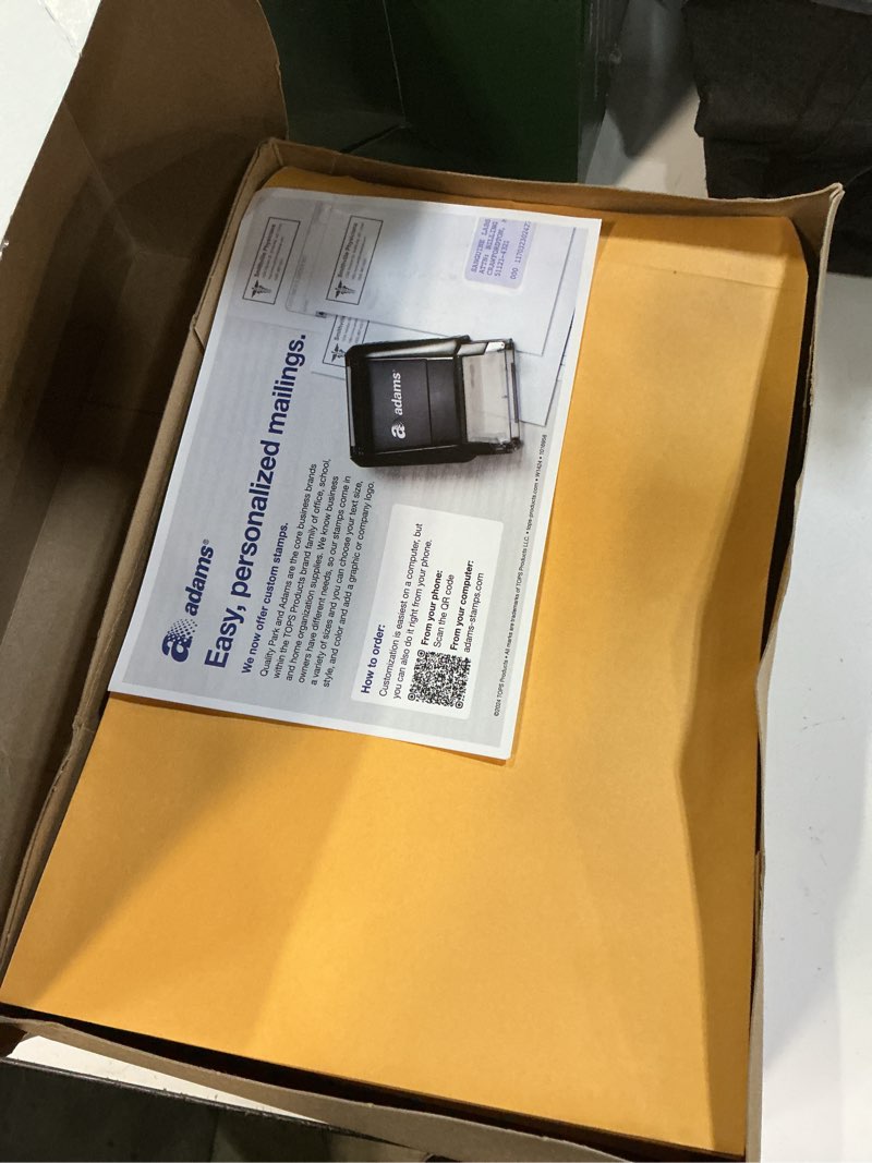 Condition photo showing Good Condition for quality park 9 x 12 clasp envelopes with deeply gummed flaps, great for filing, storing or mailing documents, 28 lb brown kraft, 100 per box (qua37890) 9 x 12 inches
