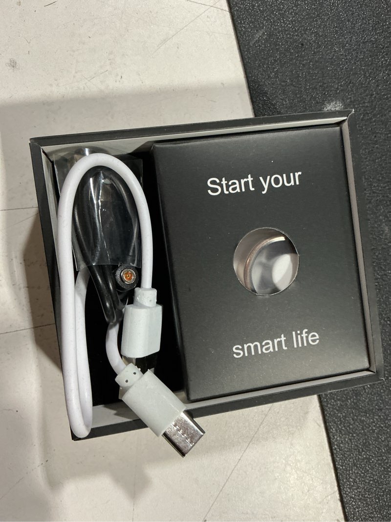 Smart Ring Health Tracker, Sleep/Exercise Monitoring, iOS /Android Compatible, IP68 Water Resistance