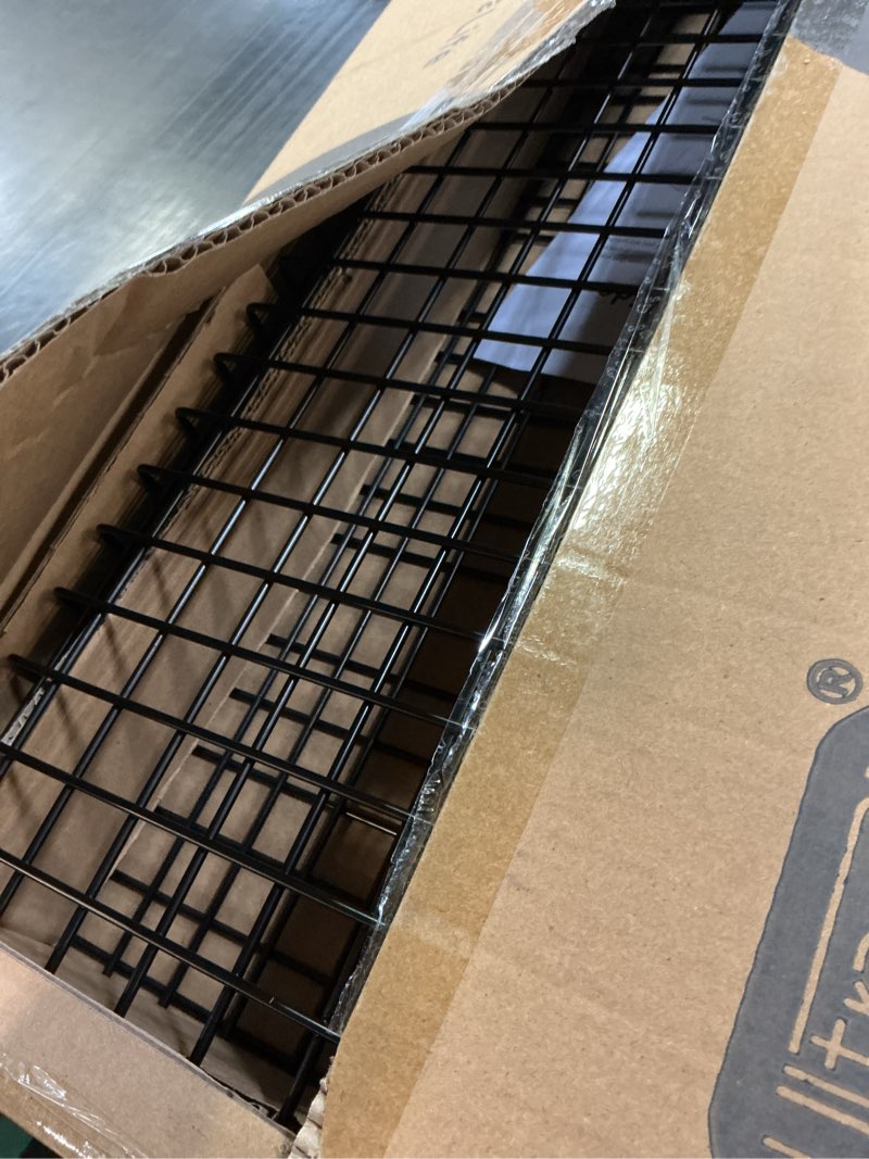 Condition photo showing Good Condition for Ultrawall Wall Mounted Storage Shelf for Garage, 2 Pack Metal Shelf Rack, Heavy-Duty Wall Organizer Shelves Suitable for Shop, Shed, Garage 23.5inch x 12inch(Black)