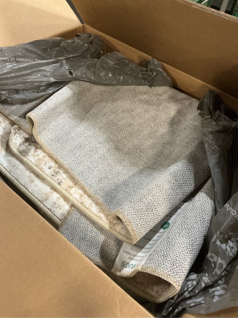 Condition photo showing Good Condition for ((Similar))AMOAMI-4X6 Area Rugs for Living Room -Soft Vintage Bedroom Rugs-Non Slip Washable Rug-Throw for Living Room Bedroom Bedside Dining Room Office Beige Beige 4' x 6' (Rectangular)