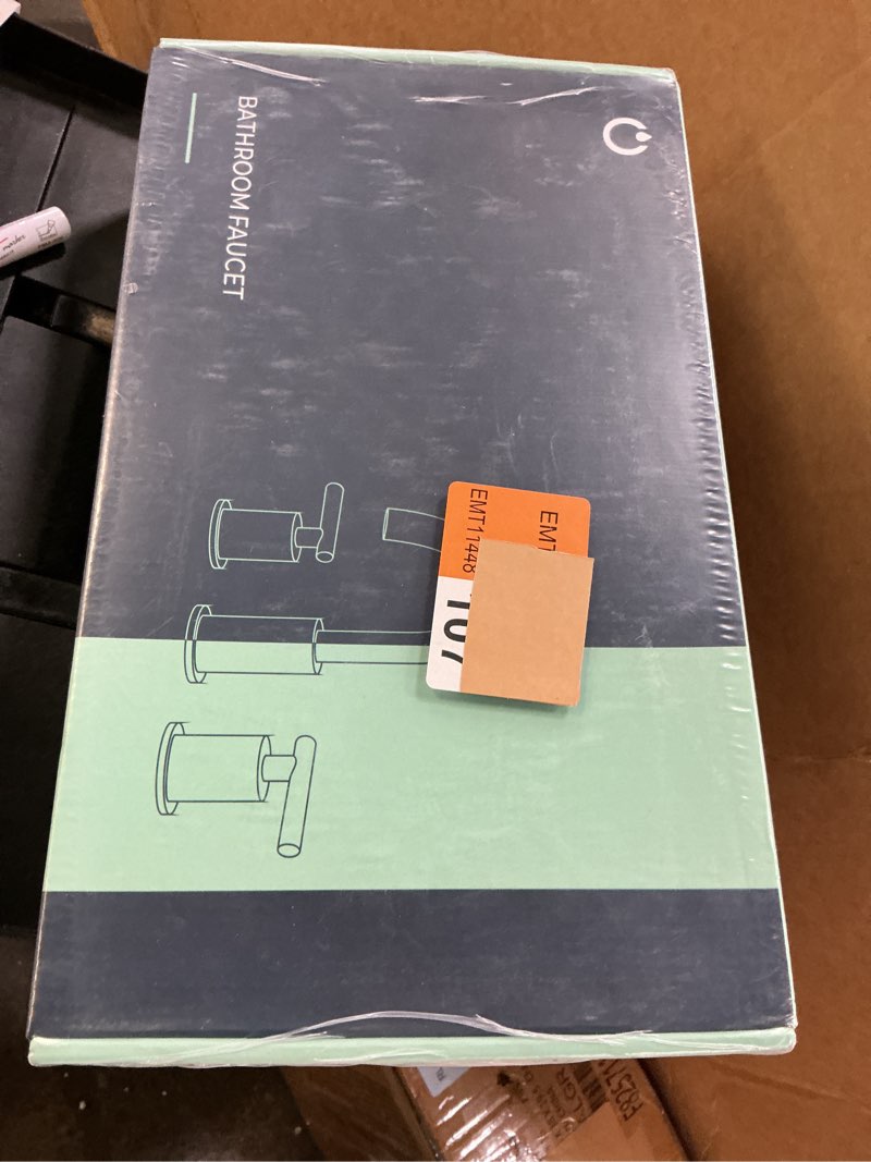 Condition photo showing Good Condition for forious fb-0300b 2 handle high arc widespread sink faucet - black