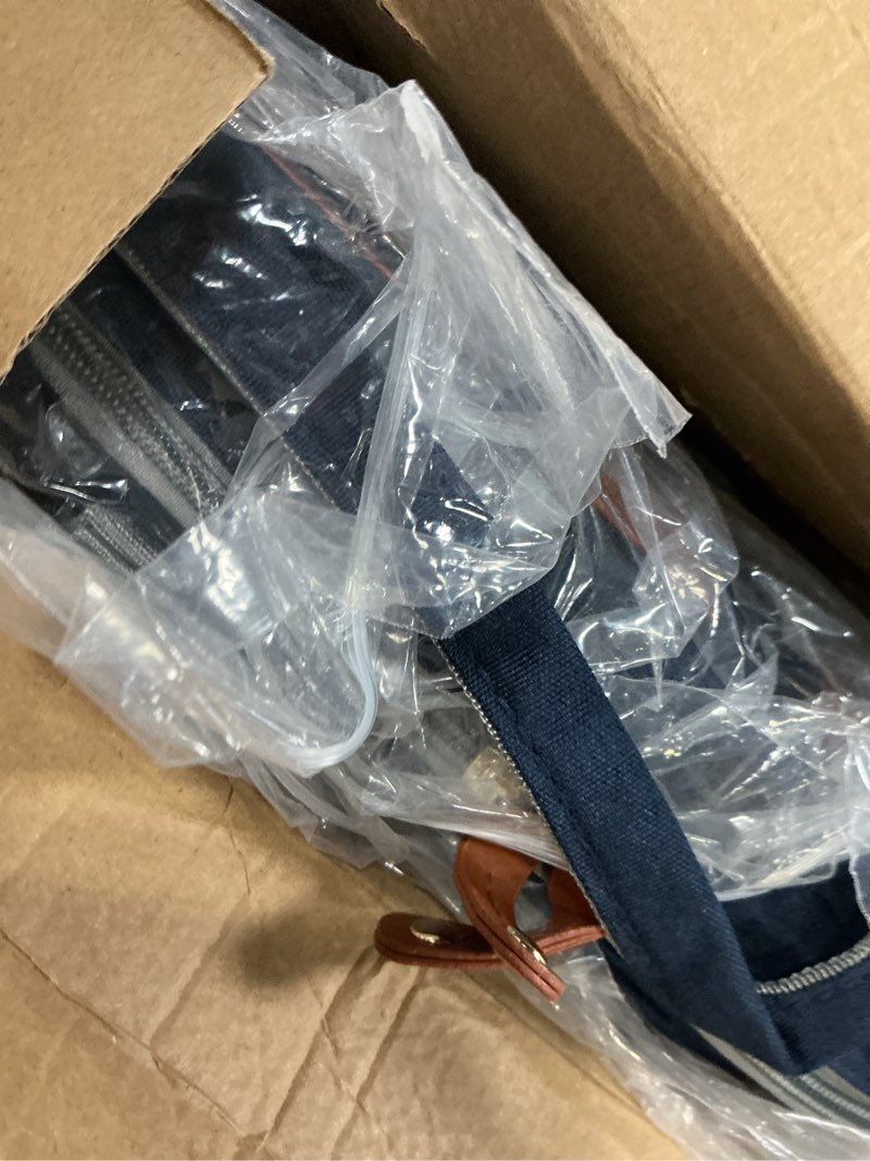 Condition photo showing New/Like New for astro alan baby diaper bags with changing station, waterproof diaper bag backpack for moms dads with usb charging port, baby shower gifts, large capacity diaper backpack, blue