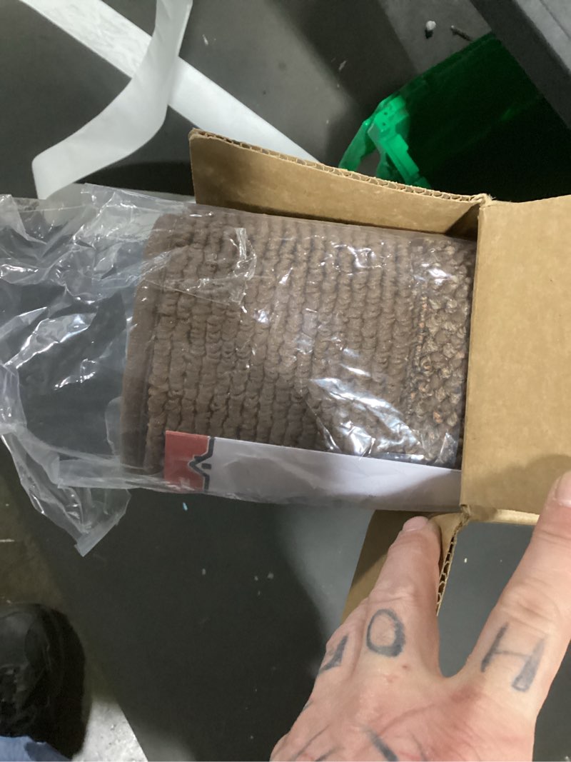 Condition photo showing Good Condition for beqhause indoor door mat 36" x 60", dirt trapper door mats non-slip entryway rugs washable, resist dirt absorbent welcome mat, low profile floor mats for front back door and entryway, brown brown 36" x 60" (rectangular)