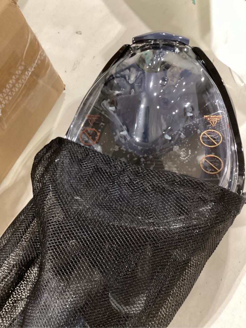 Condition photo showing Good Condition for greatever g2 full face snorkel mask with latest dry top system,foldable 180 degree panoramic view snorkeling mask with camera mount,safe breathing,anti-leak&anti-fog navy blue large/ x-large