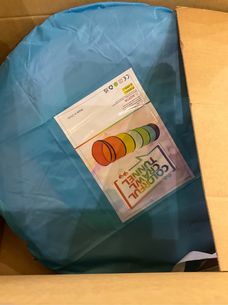 Colorful crawl tunnel