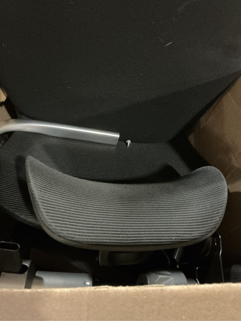 Condition photo showing As Is for Ergonomic Office Chair: 400LBS Computer Desk Chair Comfy-Black Big and Tall Office Chair with Lumbar Support & Headrest-Gaming Chairs for Adults-Executive Office Rolling Chairs for Home Work