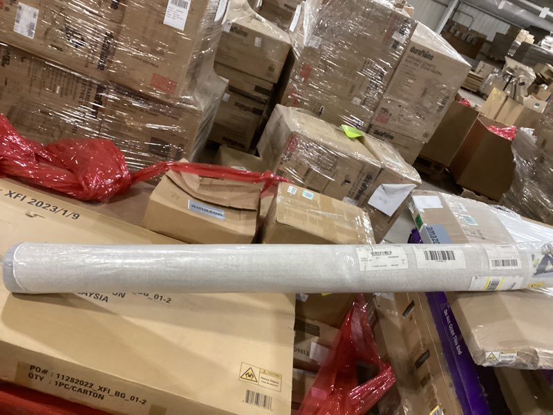 livabliss x galey alix collins avenue v vintage medallion area rug, 6'6" x 9' (7' x 9'), ivory/beige