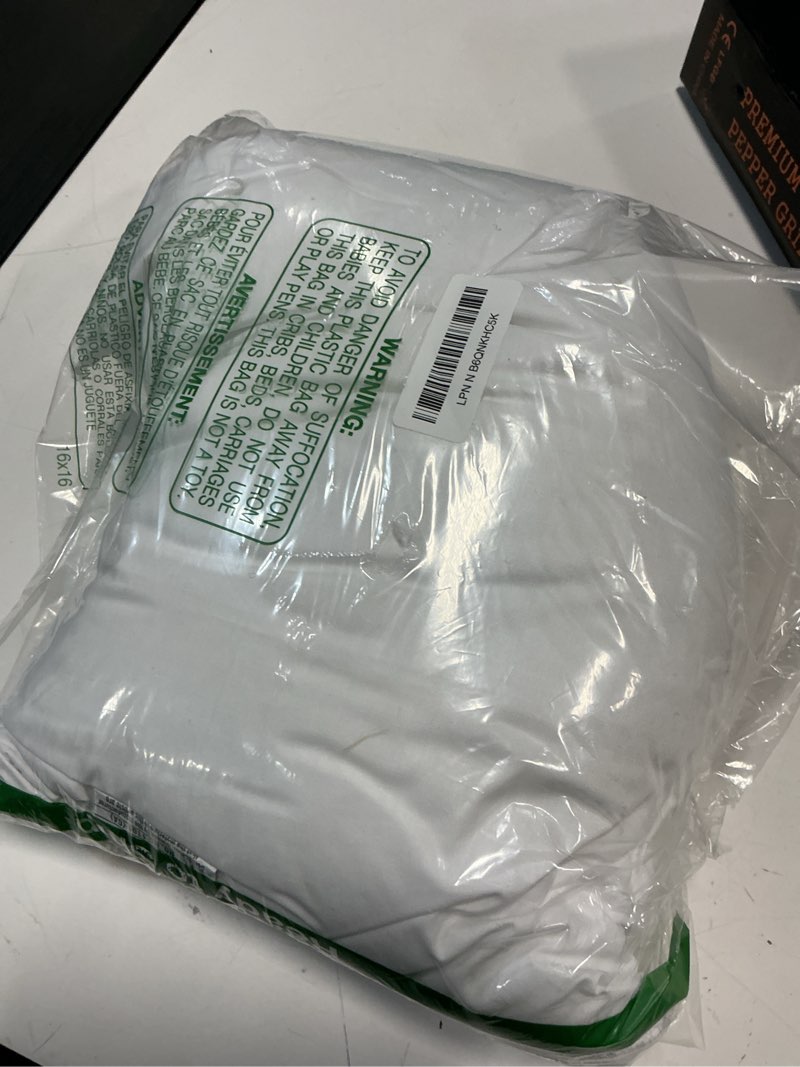 Condition photo showing Good Condition for Pillowflex Synthetic Down Pillow Insert, Standard Size - 12x20 inches, Hypoallergenic, Anti Allergic, Plush - Made in USA