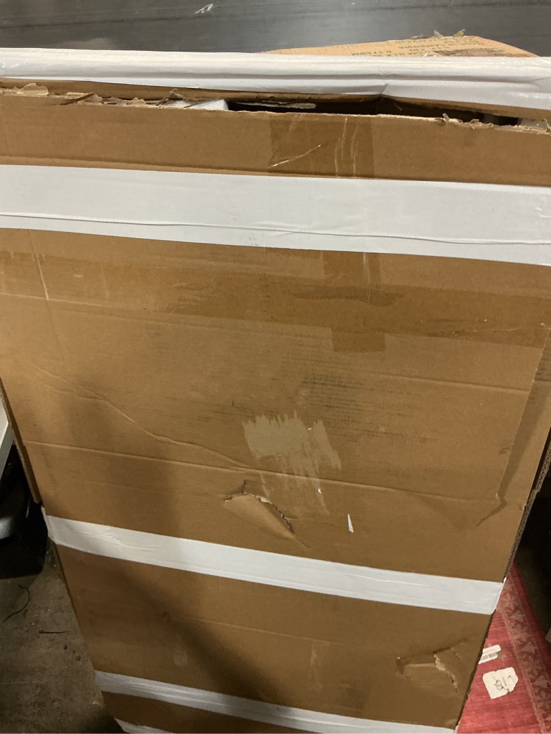 Condition photo showing Good Condition for 48" Height Adjustable Workbench, 2000 LBS Load Capacity Rubber Wood Top Workstation, Heavy-Duty Hardwood Worktable for Garage Workshop (with Wheels and Socket,48'')