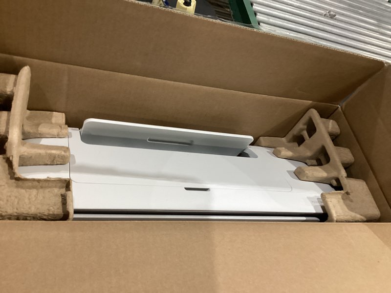 Condition photo showing As Is for hp deskjet 2855e wireless all-in-one color inkjet printer, scanner, copier, best-for-home, 3 month instant ink trial included. this printer is only 2.4 ghz capable. (588s5a)