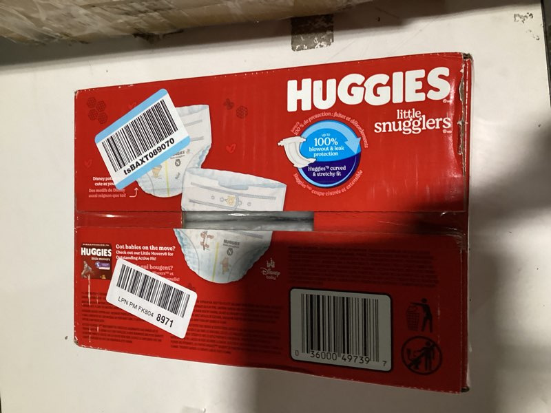 Condition photo showing New/Like New for Huggies Little Snugglers Diapers - Newborn - 84ct