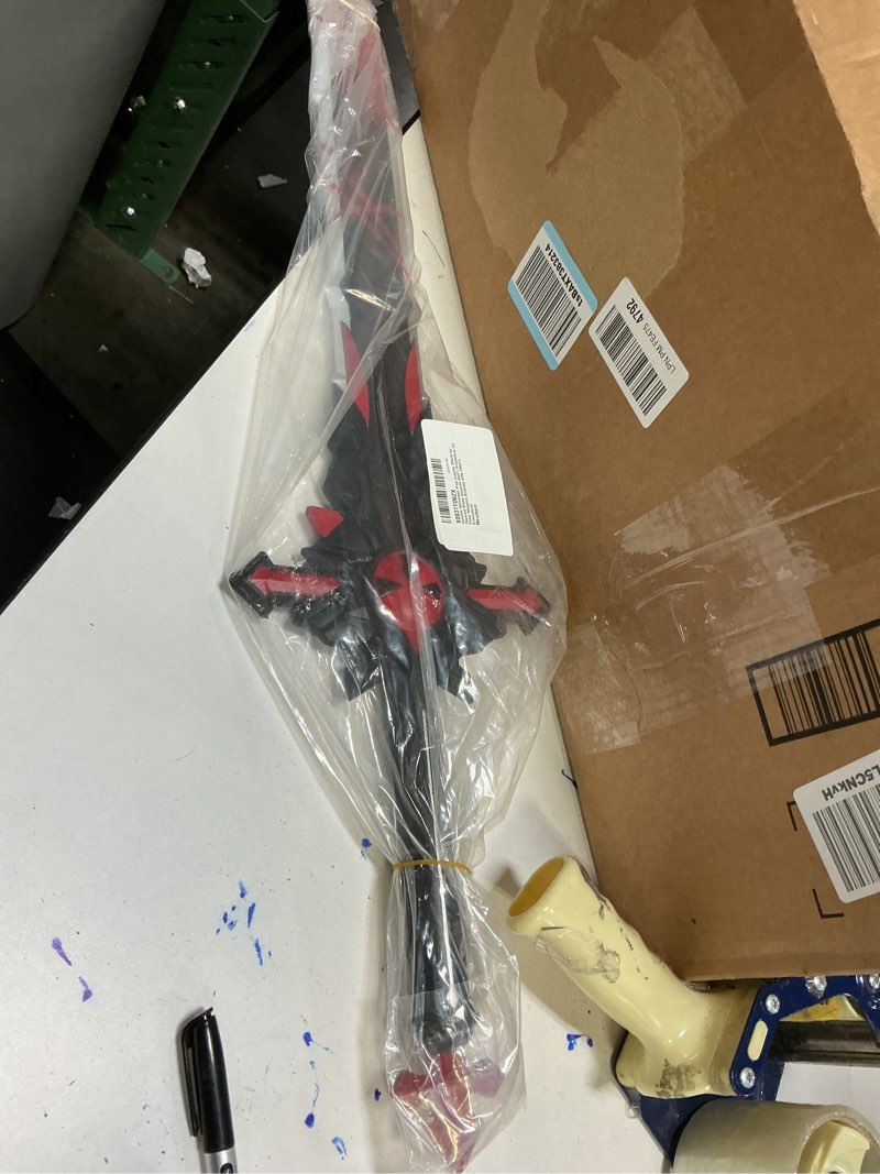 Condition photo showing Good Condition for damdos Halloween Prop Cosplay Sword for Skyward Wolf's Blade Gravestone PU Foam Weapons Birthday Gifts Wolf's Gravestone