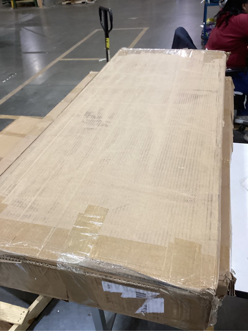 Condition photo showing As Is for 5 Pack 46x16in Wire Shelf Cover for Pantry, Closet, Kitchen – Waterproof Faux Wood-Look Wire Rack Covers for Shelves, Multiple No-Tool Installation 46x16x2in Wood