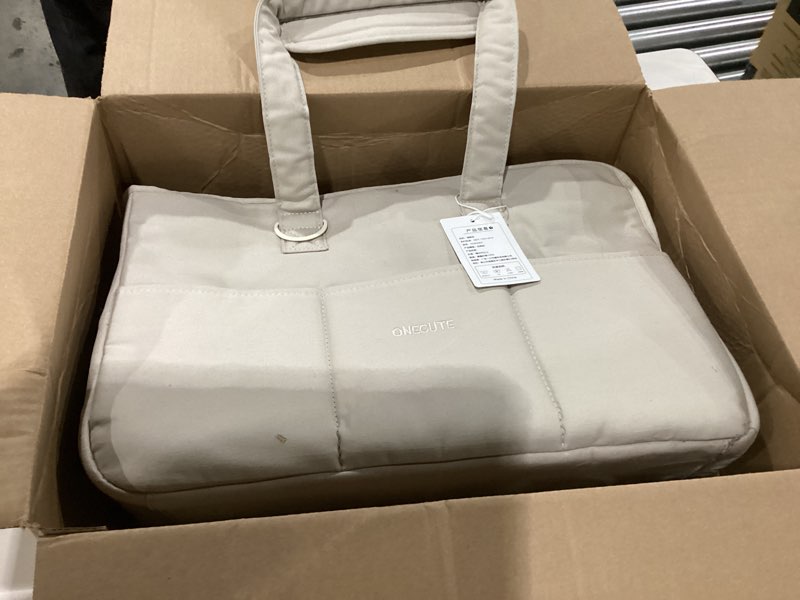 Condition photo showing Good Condition for Dog Carrier for Small Dogs Rabbit cat with Large Pockets, Cotton Bag, Dog Carrier Soft Sided, Collapsible Travel Puppy Carrier (Grey, 17" L x 7.5" W x 12" H) 17.0"L x 7.5"W x 12.0"H Grey