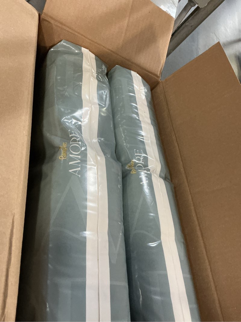 Condition photo showing New/Like New for pampers amore, size 5 (20-37 lbs), 132 count, our best diaper – hypoallergenic & fragrance free, up to 100% leakproof, soft as cashmere size 5 132