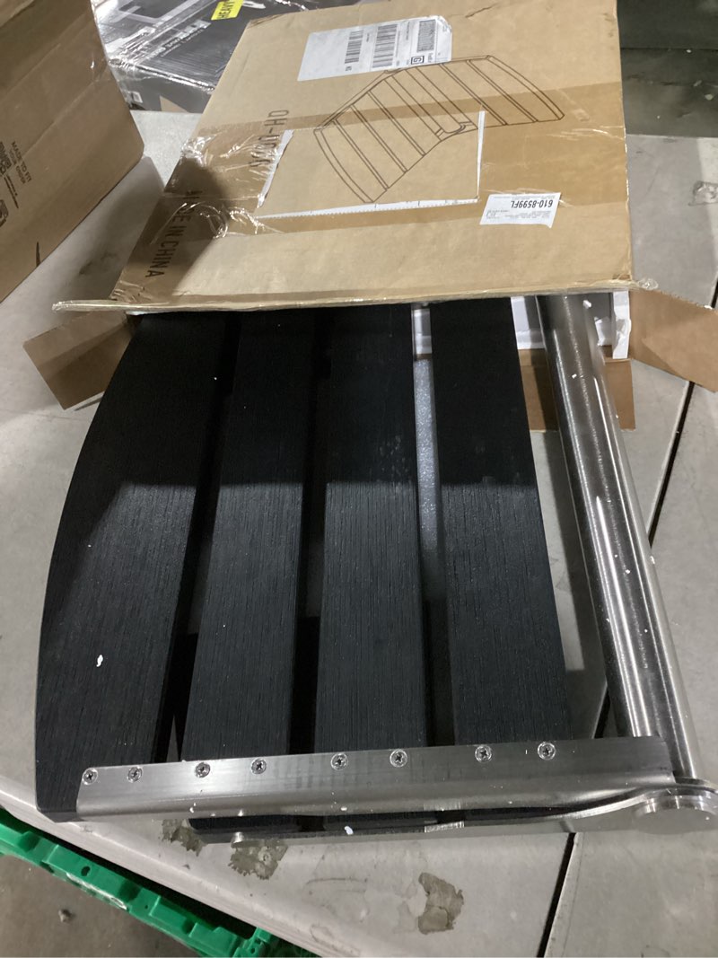 Condition photo showing Good Condition for 17.5" wall mounted shower seat, fold down shower seat wall mounted, hdps foldable shower seat, folding shower seat attached to wall, for inside shower, home care(black)