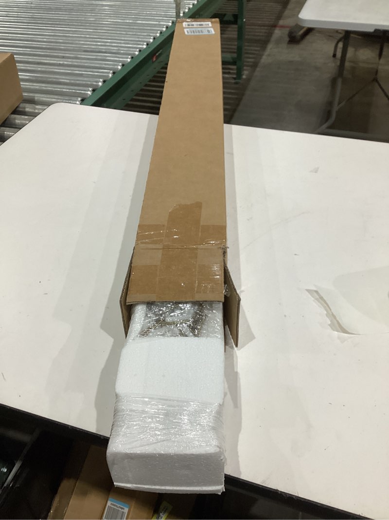 Condition photo showing New/Like New for Curtain Track, Ceiling Curtain Track for Room Divider, Ceiling Mount Rail Set with Roller Hooks, White, 6ft - 9ft white 6ft - 9ft