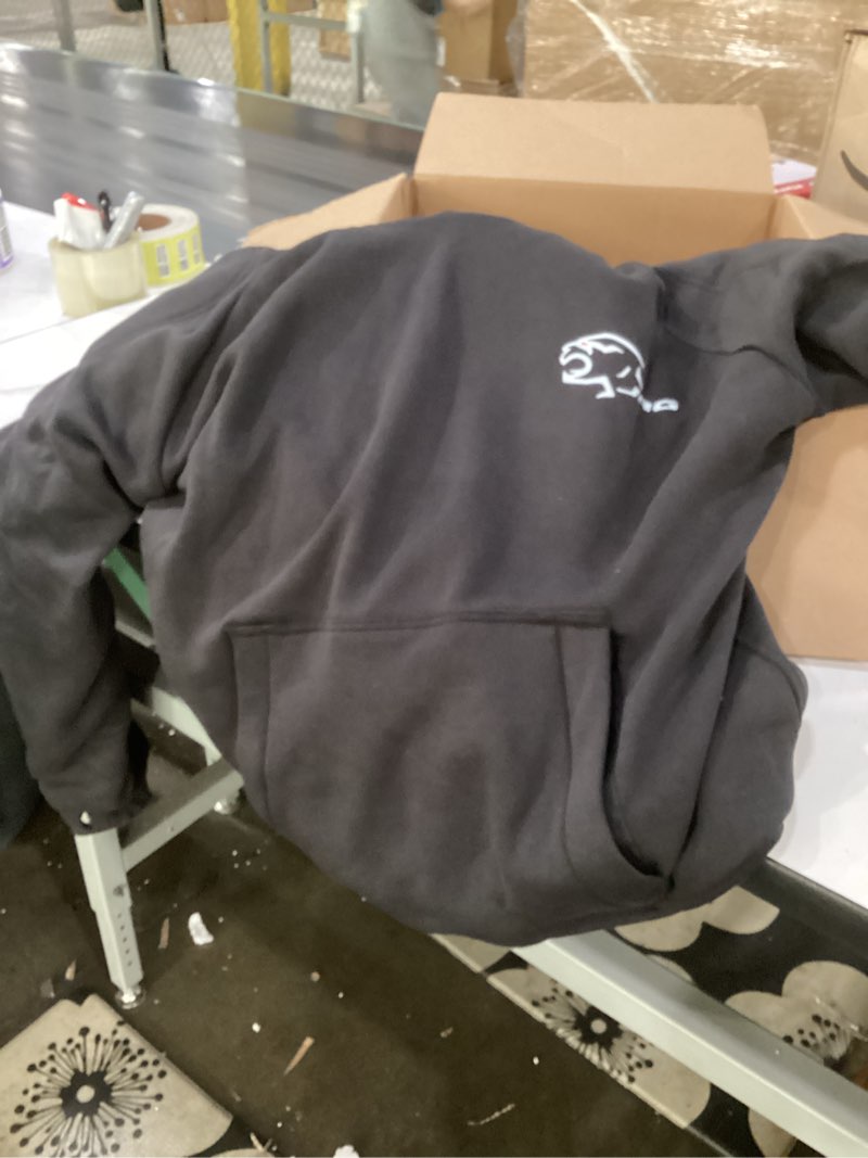 Condition photo showing As Is for j.a.g. motorcycle protective hoodie for men – armored riding jacket w/aramid lining for impact | all-season hoodie sweater medium black/zipper