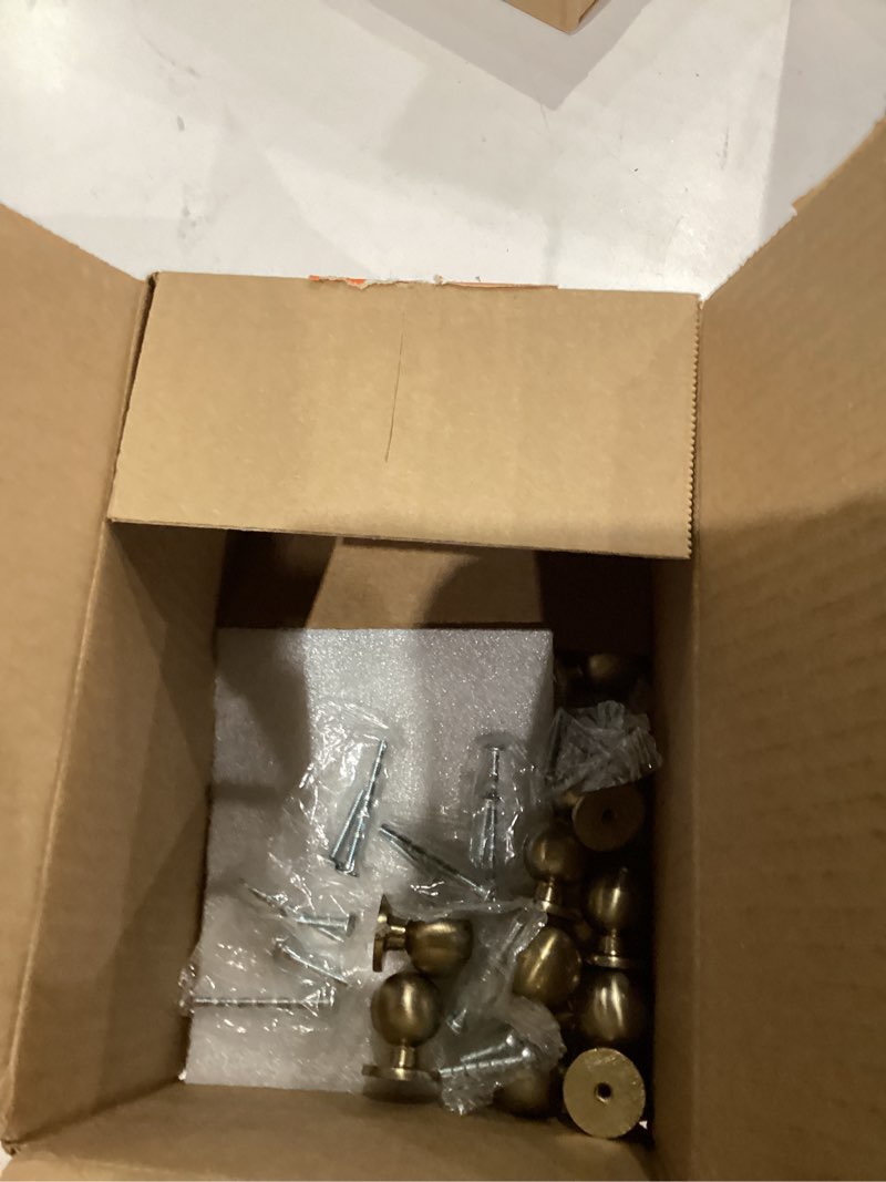 Condition photo showing As Is for Asidrama 10 Pack Champagne Bronze Kitchen Cabinet Knobs Dresser Knob Drawer Knobs Cabinet Hardware Zinc Knob for Dresser Drawers