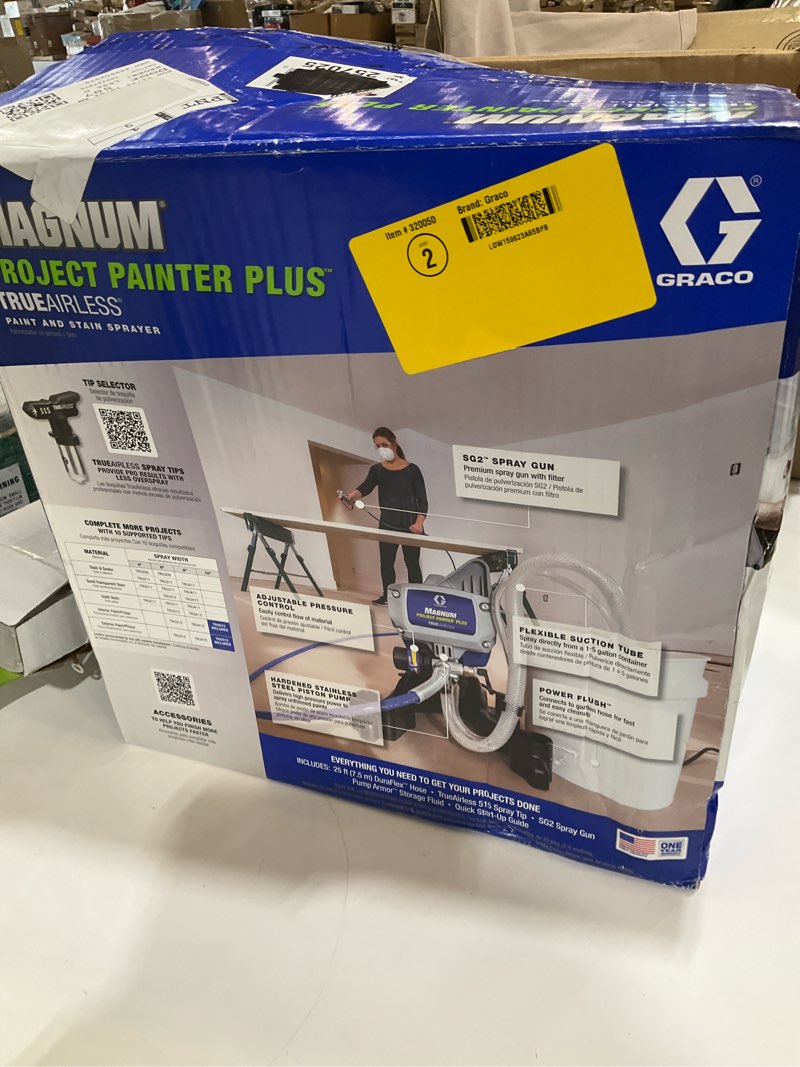 graco magnum project painter plus electric stationary airless paint sprayer