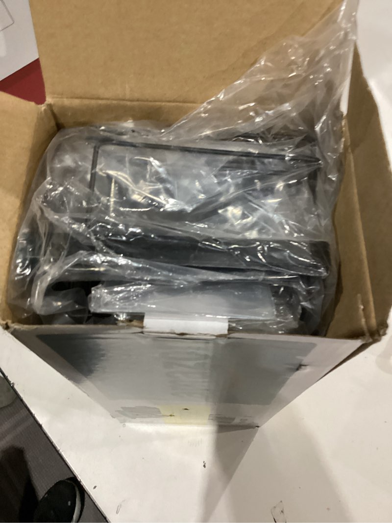 Condition photo showing As Is for EUDELE Adhesive Shower Caddy, 5 Pack Rustproof Stainless Steel Bath Organizers With Large Capacity, No Drilling Shelves for Bathroom Storage & Home Decor Black XL size