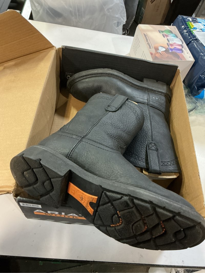 Condition photo showing As Is for ariat men's sierra work boot 7 black
