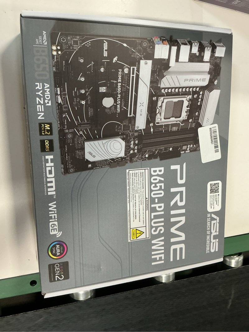 ASUS Prime B650-PLUS WiFi, Motherboard AMD B650 ATX, DDR5, PCIe 5.0 M.2, Realtek 2.5 Gb Ethernet, Wi