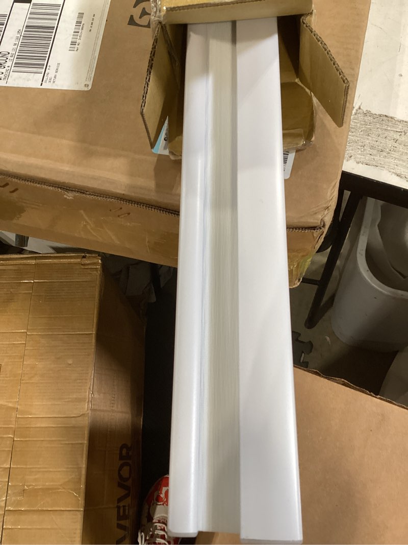 Condition photo showing Good Condition for dez furnishings cordless 1" light filtering pleated shade, fabric, 26" w x 48" h, white white 26"w x 48"h