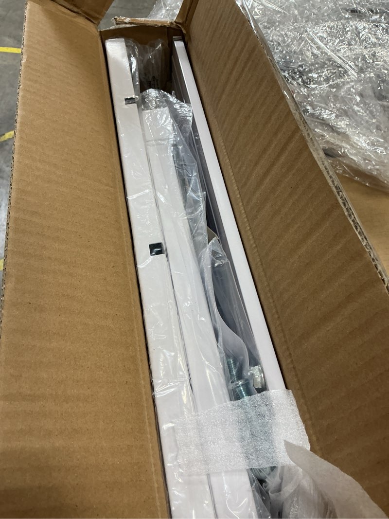 Condition photo showing Good Condition for Novilla Twin Bed Frame, 16 Inch Metal Platform Bed Frame Twin Size with Storage Space Under Bed, Heavy Duty Steel Slat Support, Easy Assembly, No Box Spring Needed, White