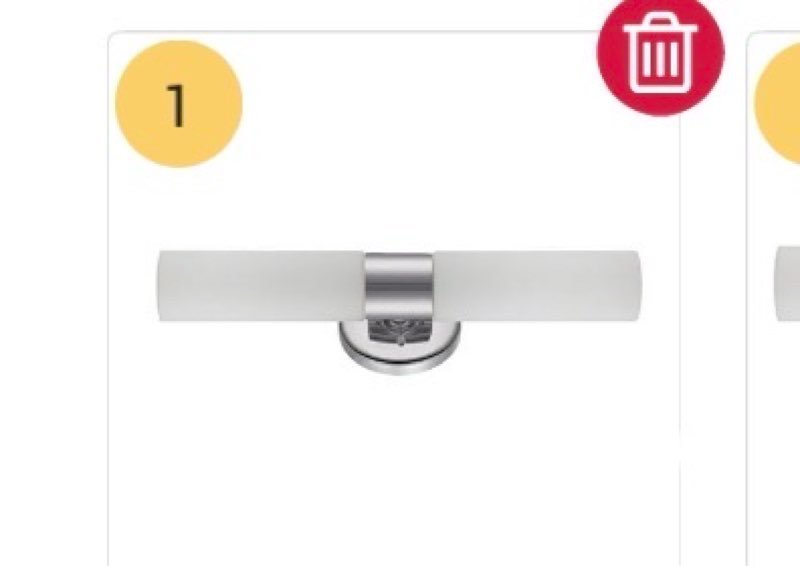 Sunset Lighting F9023 2 Light 18-3/4  Wide Bath Bar - Chrome
