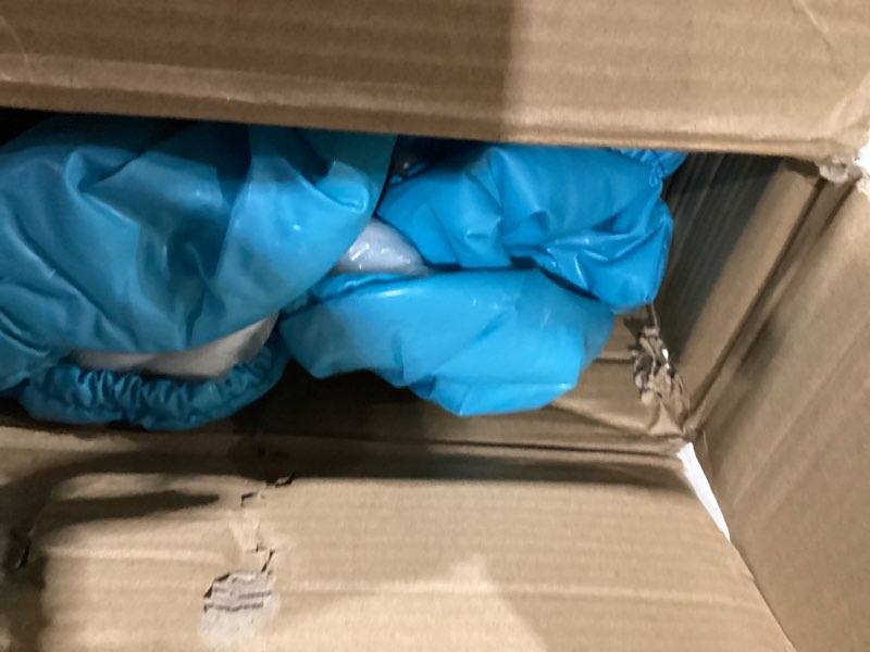 Condition photo showing New/Like New for SereneLife 36/40" Foldable Mini Trampoline - Compact Fitness Trampoline for Kids Adults, Exercise Rebounder with Foam Handle, Indoor/Garden Workout Equipment, Max Load 150/220 lbs 40" - Sky Blue