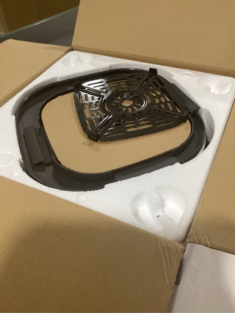 Condition photo showing Good Condition for Ninja Crispi 4-in-1 Glass Air Fryer | 450°F | Non-Toxic | 4QT & 6-Cup Glass Containers w/Lids | Microwave, Freezer, Dishwasher Safe | Max Crisp, Air Fry, Bake, Recrisp | Cyberspace Gray, FN101GY Cyberspace Gray 4 QT