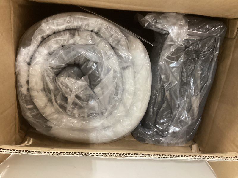 Condition photo showing New/Like New for Dual Layer 4 Inch Bamboo Memory Foam Mattress Topper Queen Size, 2 Inch Thick Soft Quilted Pillow Top Cover Plus 2 Inch Charcoal Gel Memory Foam Mattress Pad for Back Pain Relief Queen Bamboo