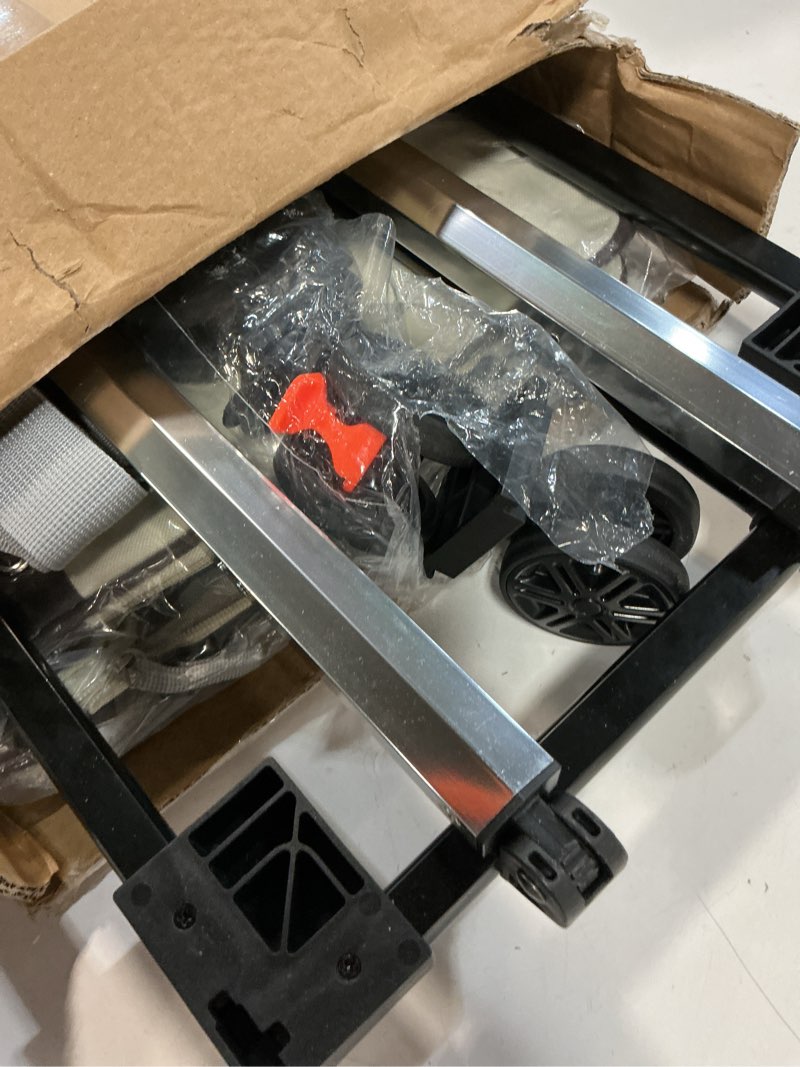 Condition photo showing Good Condition for Extra Large Double-Compartment Pet Carrier Backpack with Wheels for Small Dogs and Cats, Cat Rolling Carrier for 2 Cats, Perfect for Traveling/Taking a Walk/Trips to The Vet, Grey X-Large Grey