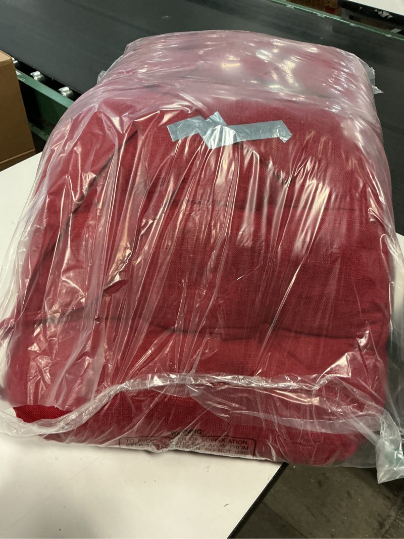 Condition photo showing Good Condition for Chair Cushions for Dining Chairs, Dining Chair Cushions, Tufted Indoor Chair Pads with Ties & Non Slip Backing, Seat Cushions for Kitchen Chairs 16.5” x 16.5” x 3.5”, Set of 4, Red Red Pack of 4